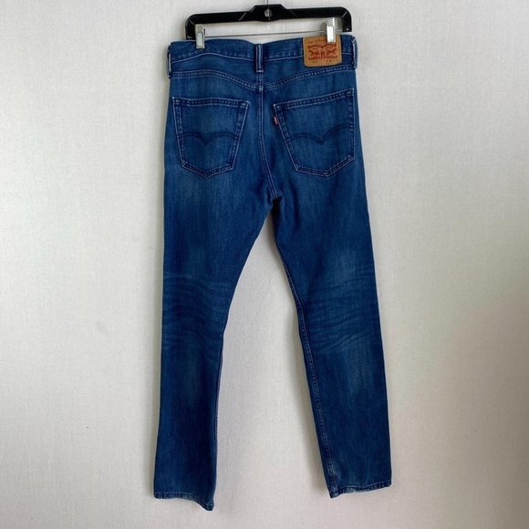 LEVI 522 Dark Blue Ripped Jean - Picture 10 of 13